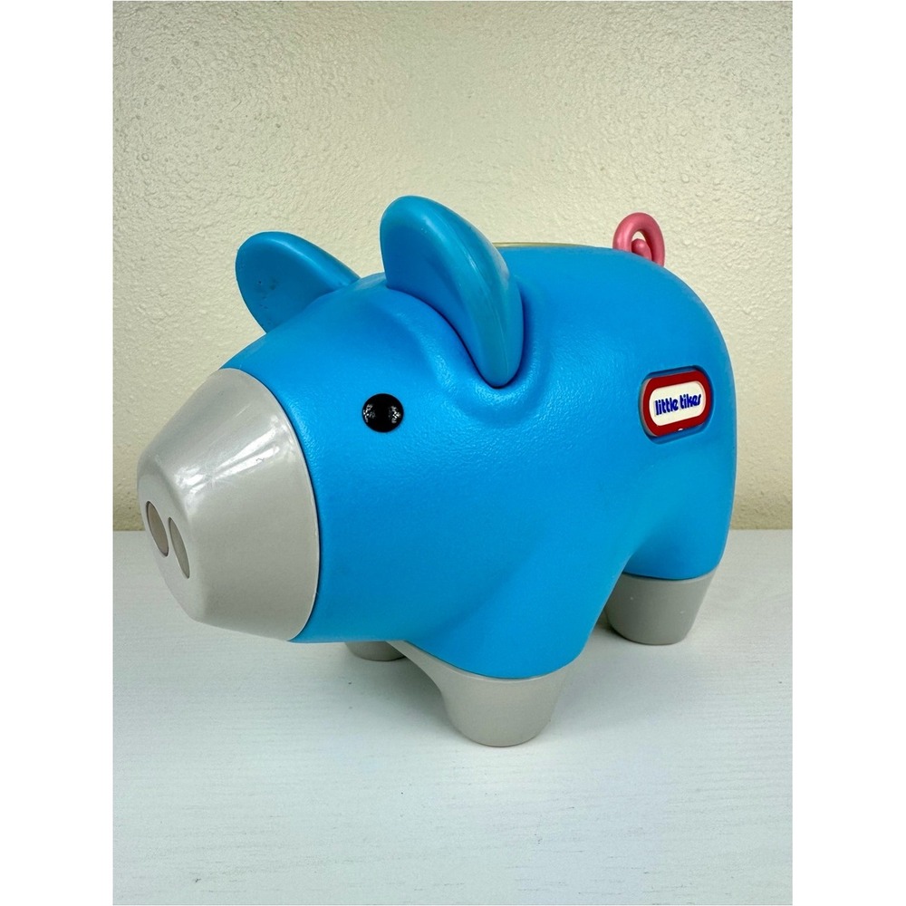 Little Tikes Vintage Piggy Coin Bank Safe Vault 90s Nursery Decor Kid Nostaligia